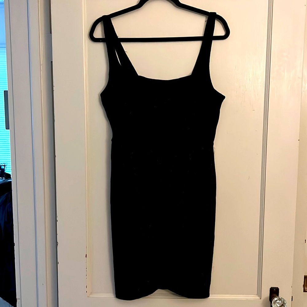 NWT Francesca’s Black Sparkle Sleeveless Dress. Size XL